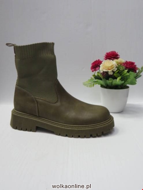 Botki Damskie 8992 KHAKI 36-41