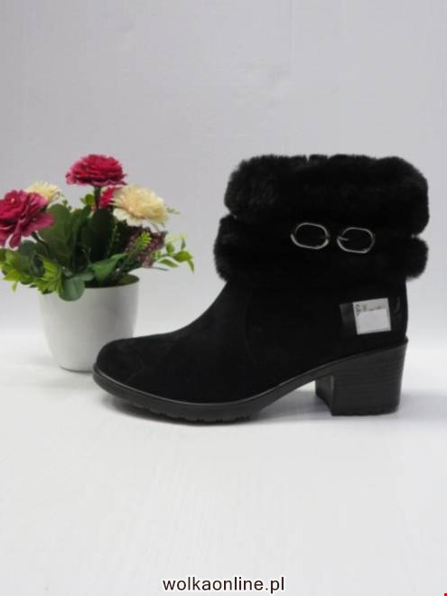 Botki Damskie 7601-1 BLACK 36-41