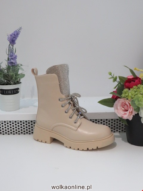 Botki Damskie 9510A BEIGE 36-41