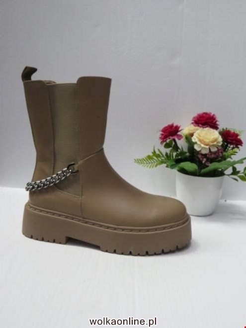 Botki Damskie Z1194 KHAKI 36-41