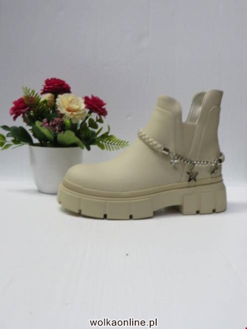 Botki Damskie 8572A BEIGE 36-41