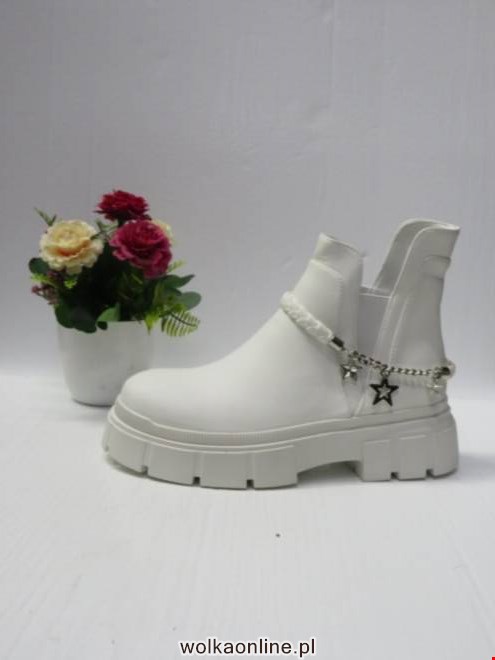 Botki Damskie 8572A WHITE 36-41