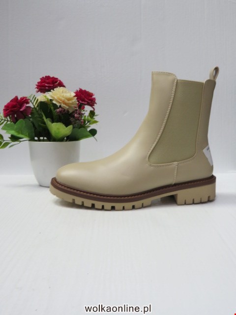 Botki Damskie 68208 KHAKI 36-41