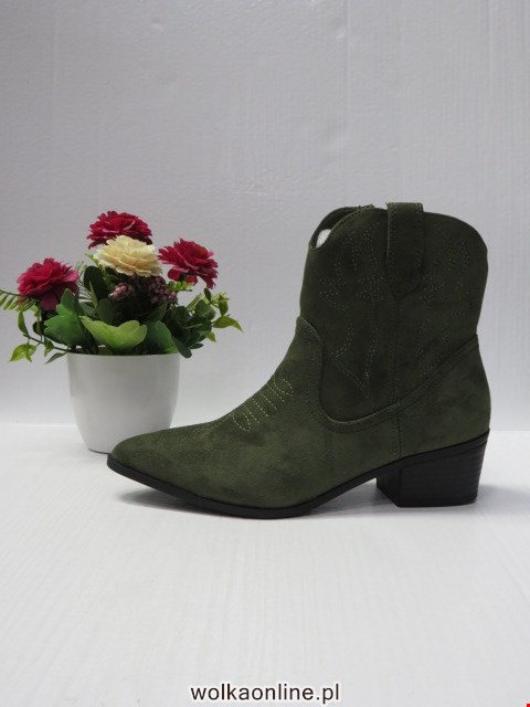 Botki Damskie 9988-1 GREEN 36-41