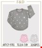 Sweter dziewczęce CY-9781 Mix kolor 3-8 1