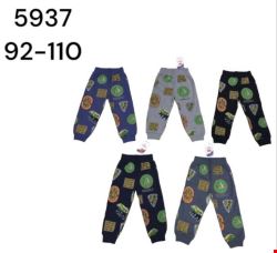 Spodnie dresowe chłopięce 5937 Mix KOLOR  92-110 (Towar Tureckie)