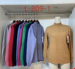 Sweter damskie L-809-1 Mix kolor L-3XL