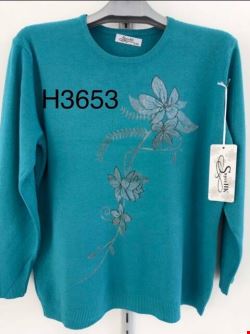 Sweter damskie H3653 Mix kolor M-2XL