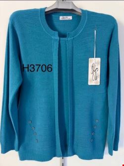 Sweter damskie H3706 Mix kolor M-2XL