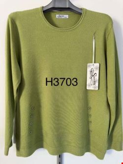 Sweter damskie H3703 Mix kolor M-2XL