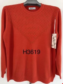 Sweter damskie H3619 Mix kolor M-2XL