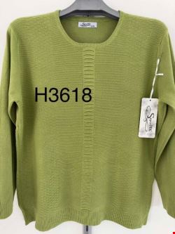Sweter damskie H3618 Mix kolor M-2XL