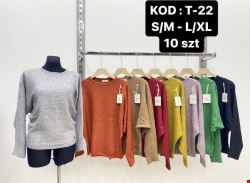 Sweter damskie T-22 Mix KOLOR  S/M-L/XL