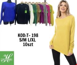 Sweter damskie T-198 Mix KOLOR  S/M-L/XL