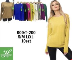 Sweter damskie T-200 Mix KOLOR  S/M-L/XL