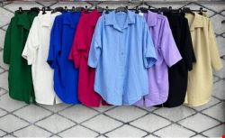 Koszule damskie 2065 Mix kolor Standard (Towar Włoskie)