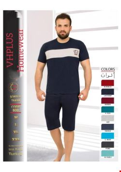Piżama męskie W46 1 kolor L-4XL (Towar Tureckie)