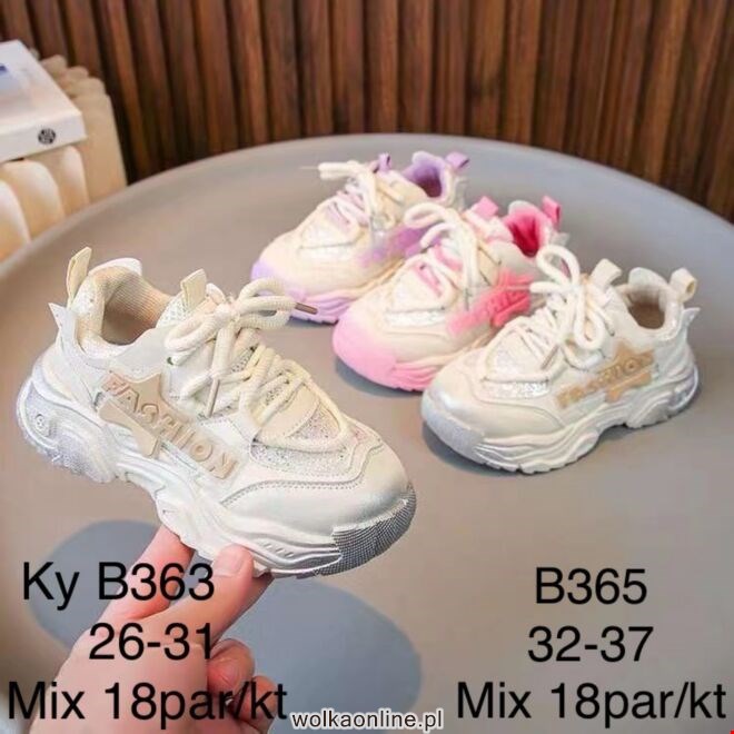 Buty Sportowe Dziecięce B365 32-37 MIX KOLOR
