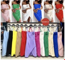 Sukienka damskie 88521 Mix kolor Standard (Towar Włoskie)