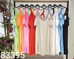 Sukienka damskie 83395 Mix kolor Standard (Towar Włoskie)
