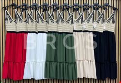 Sukienka damskie 88506 Mix kolor Standard (Towar Włoskie)
