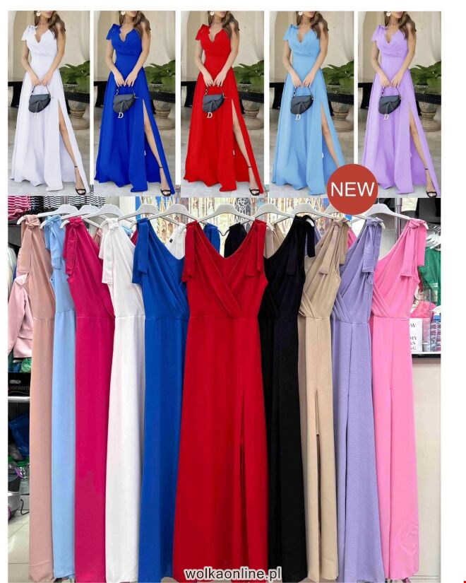 Sukienka damskie 88544 Mix kolor Standard (Towar Włoskie)