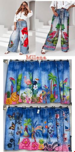 Spodnie damskie AA46 Mix kolor Standard (Towar Ploskie)