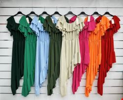 Sukienka damskie 2131-1 Mix kolor Standard (Towar Włoskie)