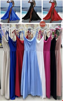 Sukienka damskie 2027-1 Mix kolor Standard (Towar Włoskie)