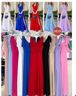 Sukienka damskie 2030-1 Mix kolor Standard (Towar Włoskie)