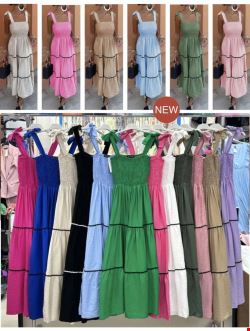 Sukienka damskie 2061-1 Mix kolor Standard (Towar Włoskie)  