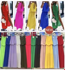 Sukienka damskie 2064-1 Mix kolor Standard (Towar Włoskie)