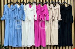 Sukienka damskie 2116-1 Mix kolor Standard (Towar Włoskie)  