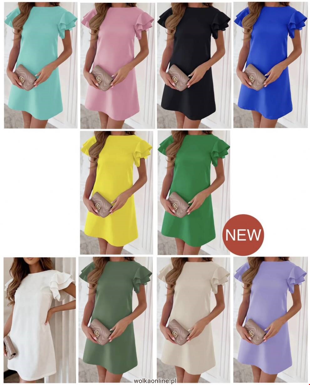 Sukienka damskie 2560-1 Mix kolor Standard (Towar Włoskie)  