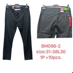 Spodnie męskie BM098-2 1 KOLOR 31-38 BIG MAN