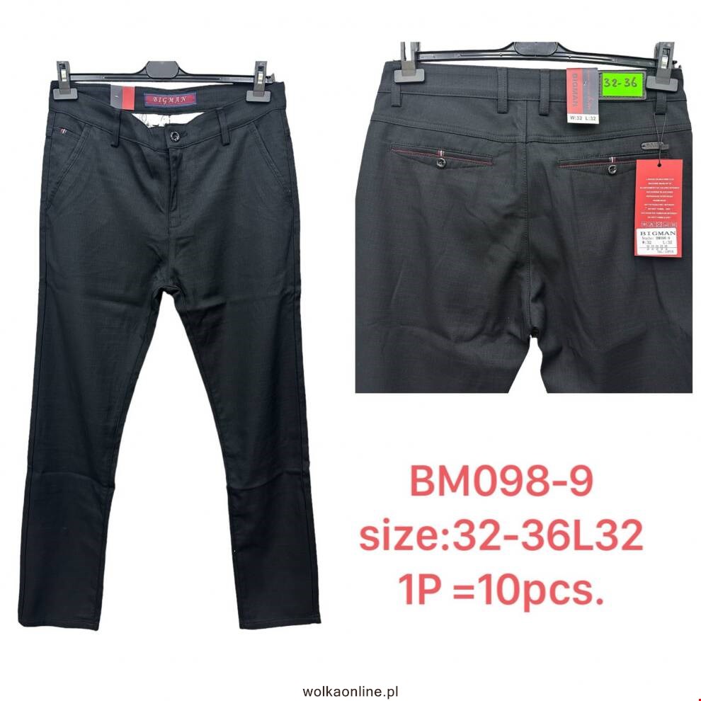 Spodnie męskie BM098-9 1 KOLOR 32-36 BIG MAN