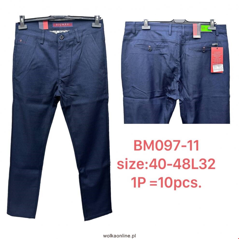 Spodnie męskie BM097-11 1 KOLOR 40-48 BIG MAN