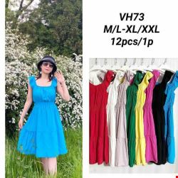 Sukienka damskie VH73 Mix kolor Standard