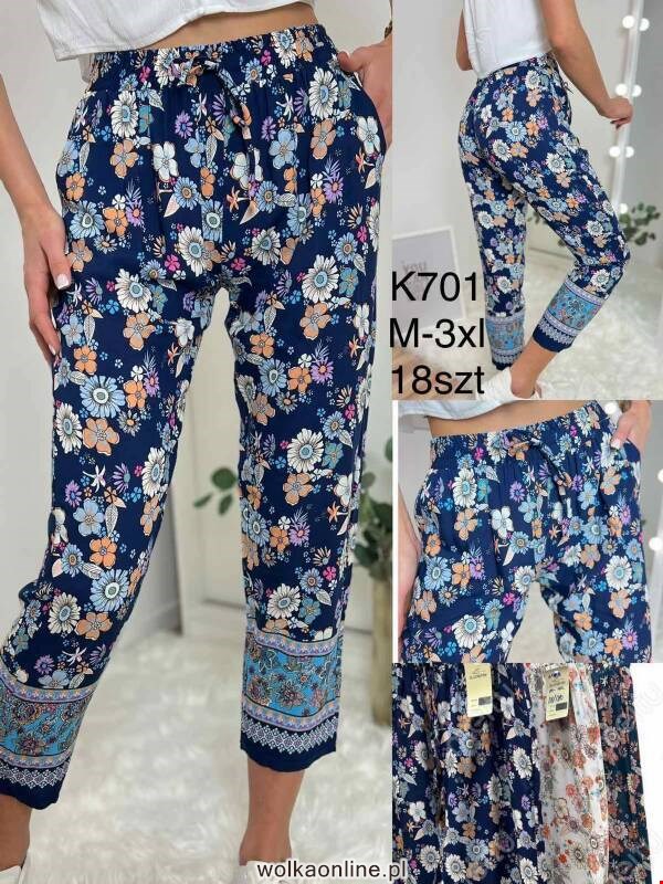 Spodnie damskie K701 Mix kolor M-3XL
