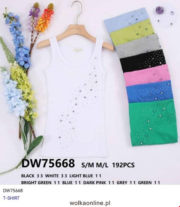 Bluzka damskie DW7668 Mix kolor S-L