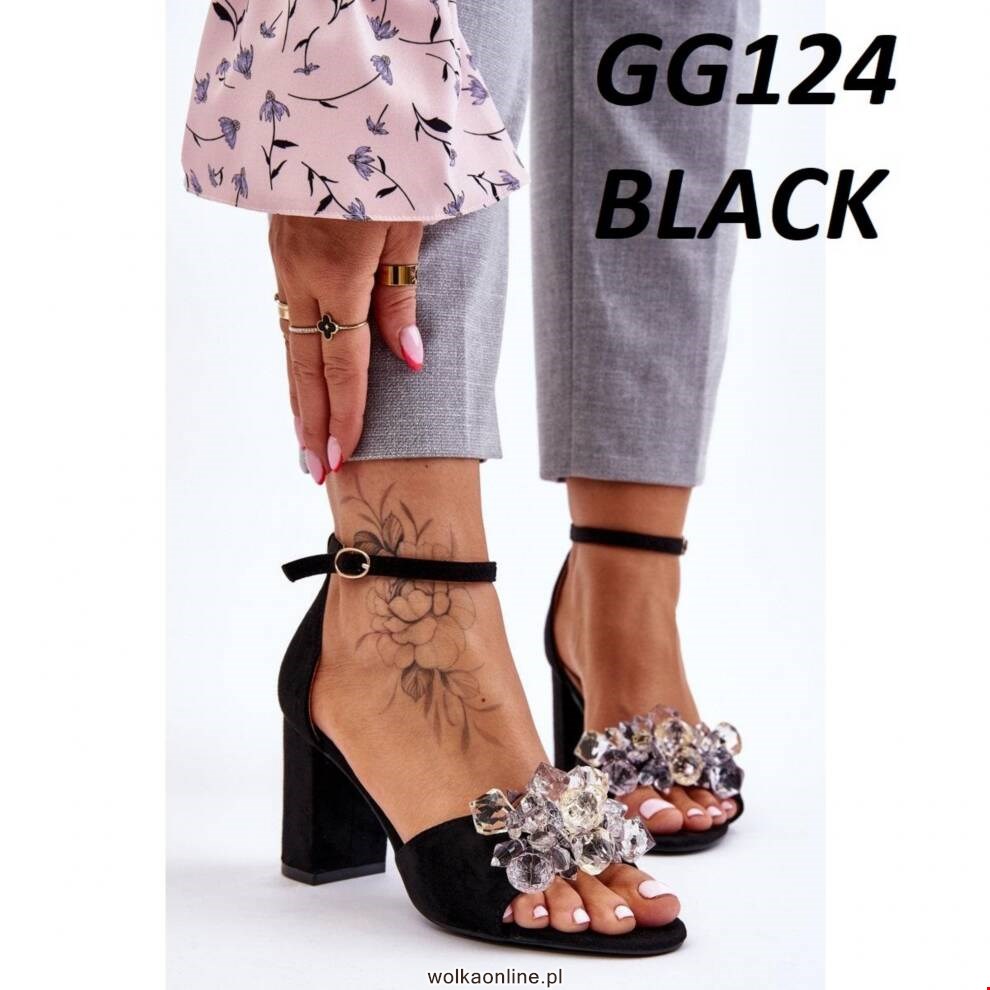 Czółenka damskie GG124 BLACK 36-41
