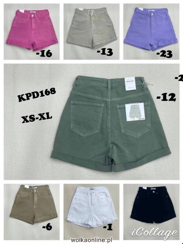 Szorty damskie KPD168 1 kolor XS-XL