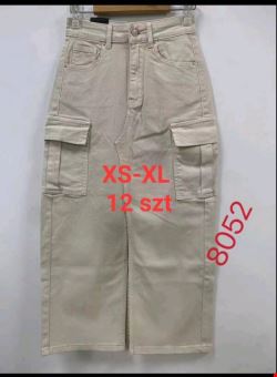 Spódnice damskie 8052 1 kolor XS-XL