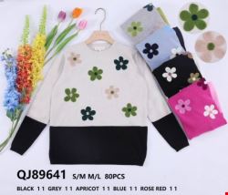 Sweter Damskie QJ89641 Mix kolor Standard 