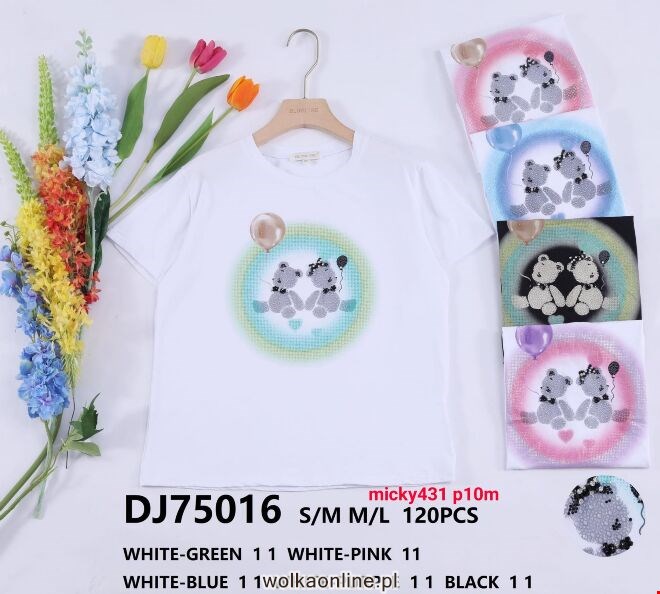 Bluzka damskie DJ75016 Mix kolor S/M-M/L
