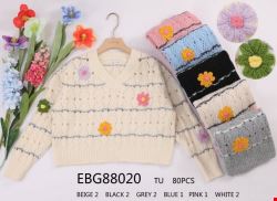Sweter Damskie EBG88020 Mix kolor Standard  