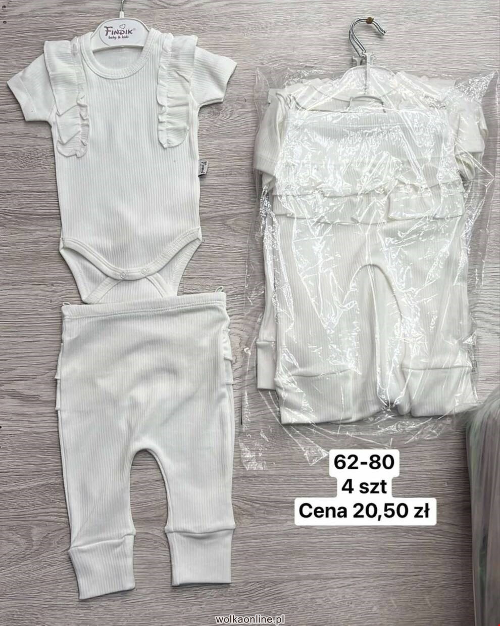 Komplet niemowlęcy Q1253 MIX KOLOR 62-80