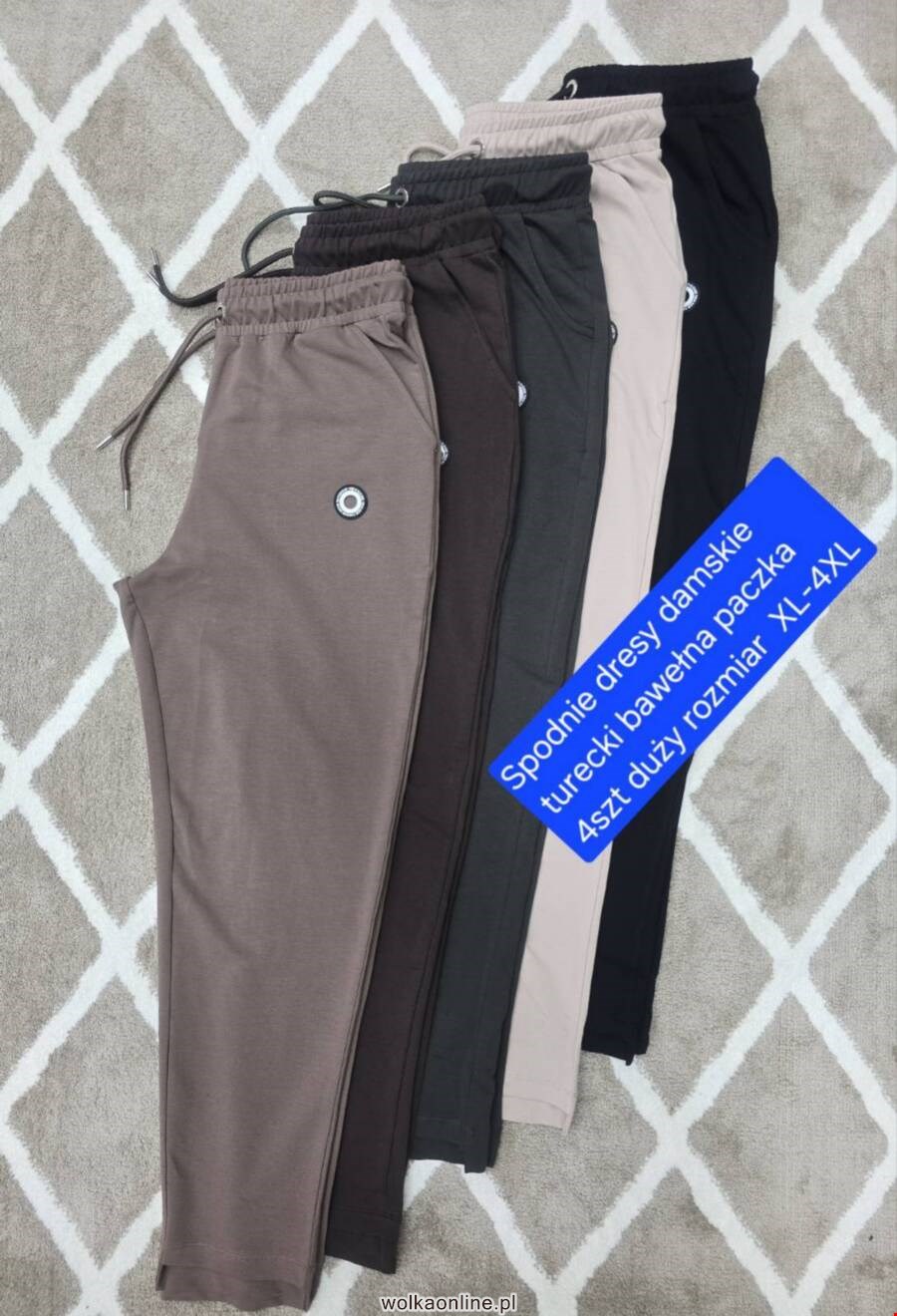 Spodnie damskie SL249 Mix kolor XL-4XL (Towar Tureckie)