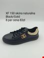 Sportowe damskie XF150 BLACK/GOLD 36-41 1