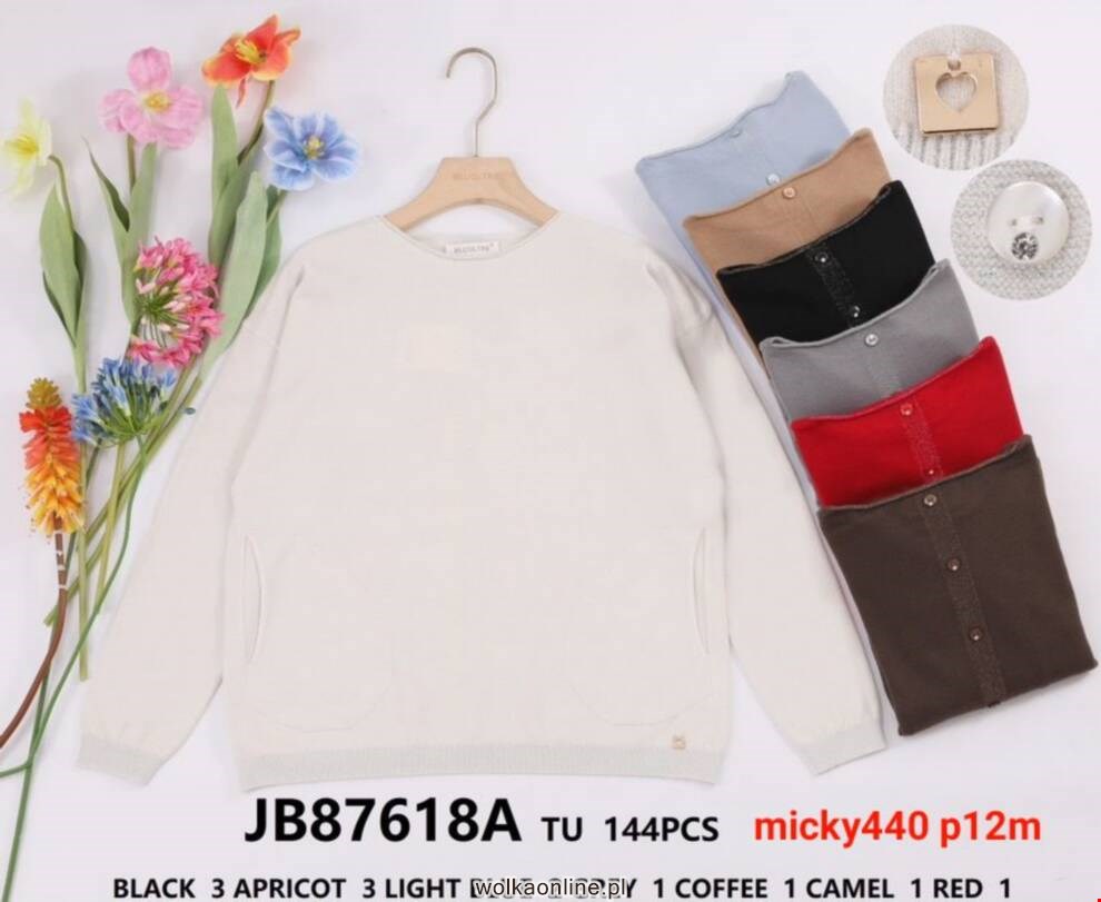 Sweter damskie JB87618A Mix kolor Standard